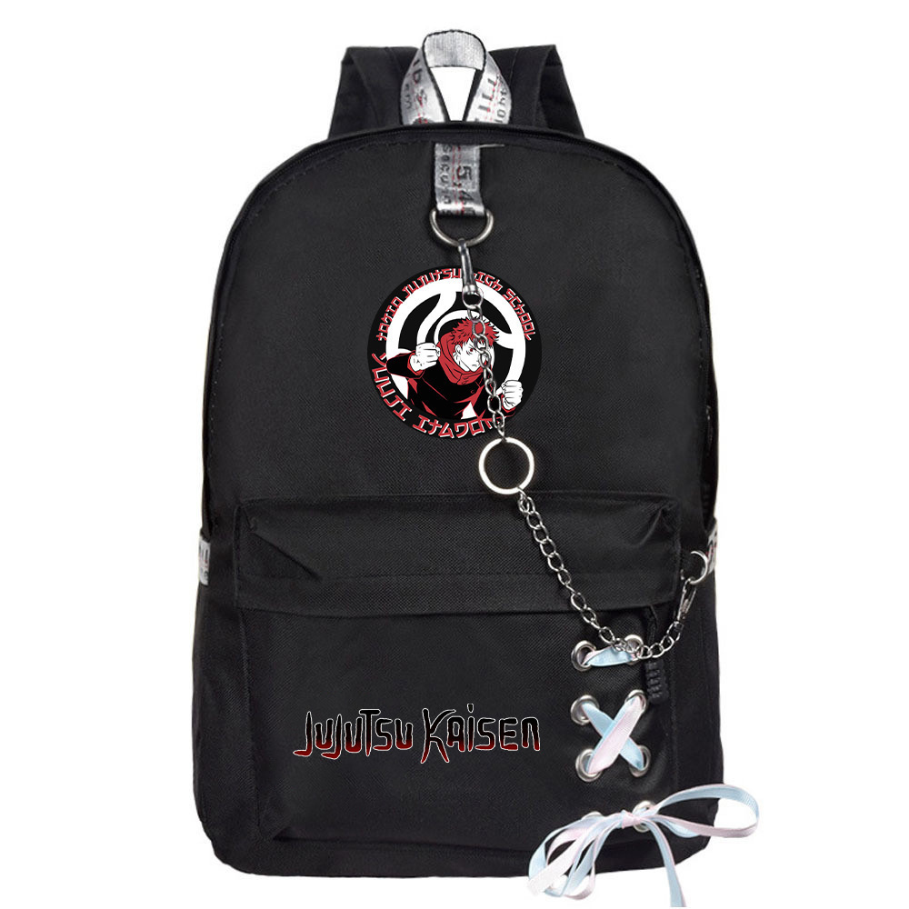【Jujutsu Kaisen】Ribbon Backpack – Yuji Circular Emblem – ACG Town